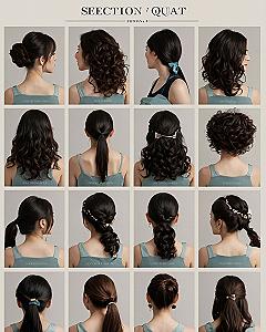 Messy Curly Bun With Soft Face Framing Tendrils