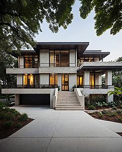 Maintaining Stone Facades and Metal Railings on Modern Homes