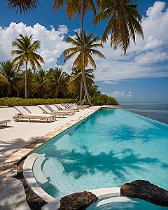 Maintaining a Tropical Poolside and Patio Space