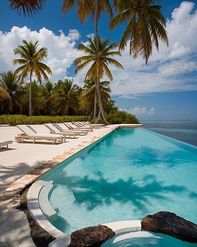 Maintaining a Tropical Poolside and Patio Space