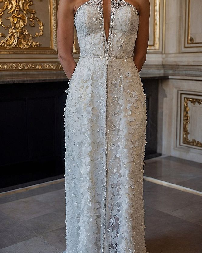 Caring for Beaded Lace and Structured Gowns