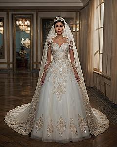 Caring for a Full Ballgown Wedding Dress