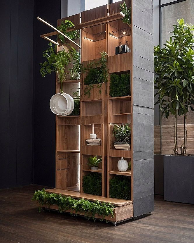 Assembling a Modular Wooden Pallet Room Divider with Shelves
