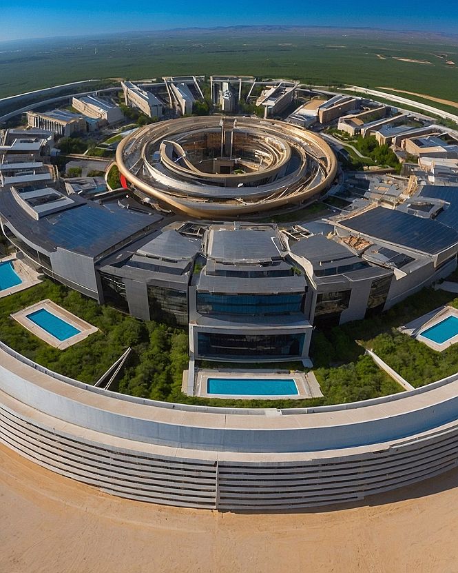 Maintaining Large Circular Mosaic Courtyards and Patios