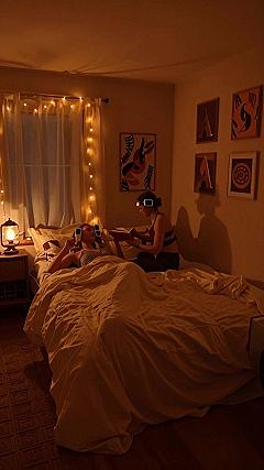 Setting Up Ambient Fall Lighting in the Bedroom