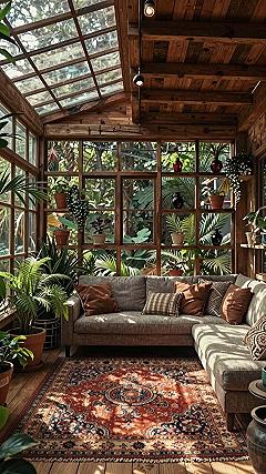Designing a Sunroom Lounge in Modern Cottage Core Spaces