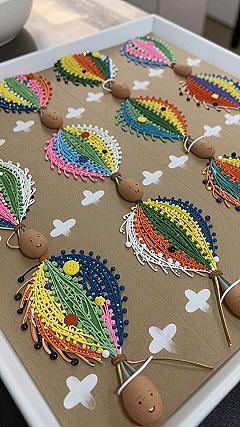 Crafting Multi-Strand Suncatchers with Pressed Petal Accents