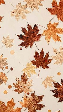 Clear Your Desktop With a Minimalist Pressed Leaf Pattern
