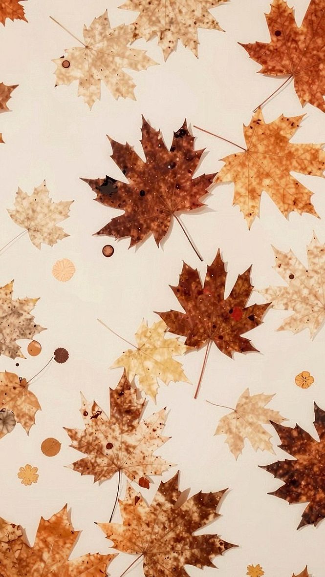Clear Your Desktop With a Minimalist Pressed Leaf Pattern