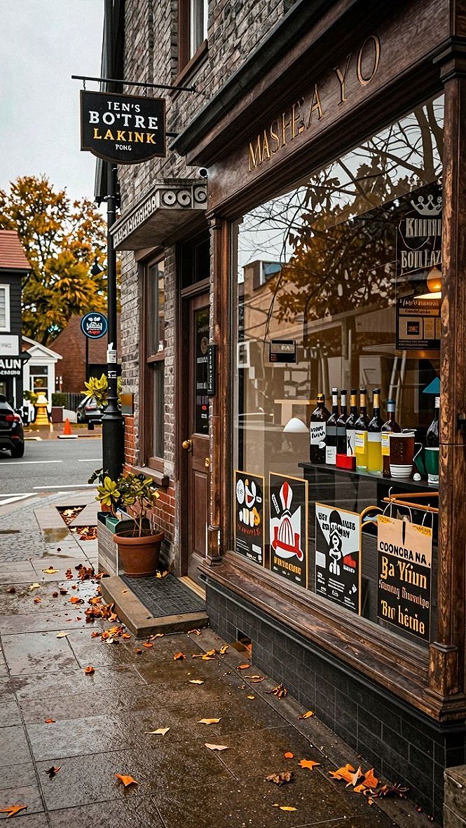 Styling Urban Shopfront Wallpapers for Fall