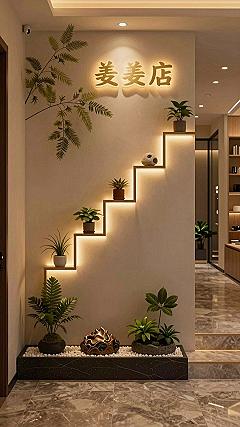 Integrating Indoor Greenery and Soft Lighting for Freshness