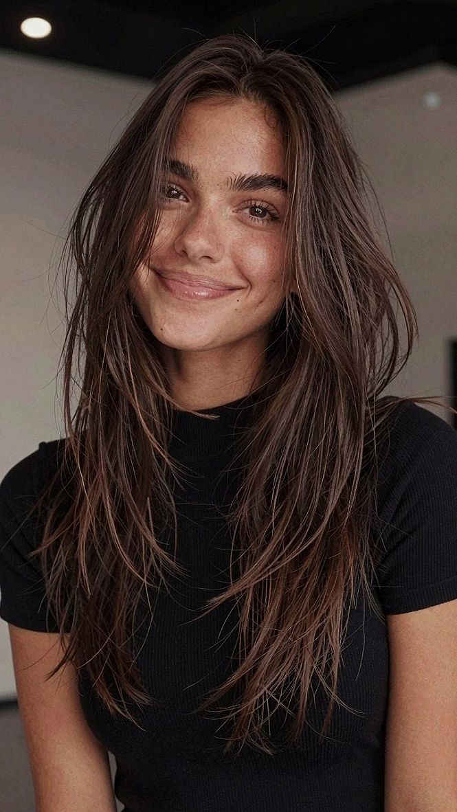 Daily Maintenance Tips For Long Straight Hair With Curtain Bangs