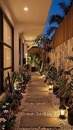 Adding Soft Lighting to Your Olive Green Patio