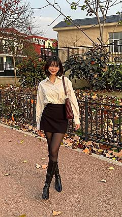 Styling Button Down Shirts and Mini Skirts for Spring