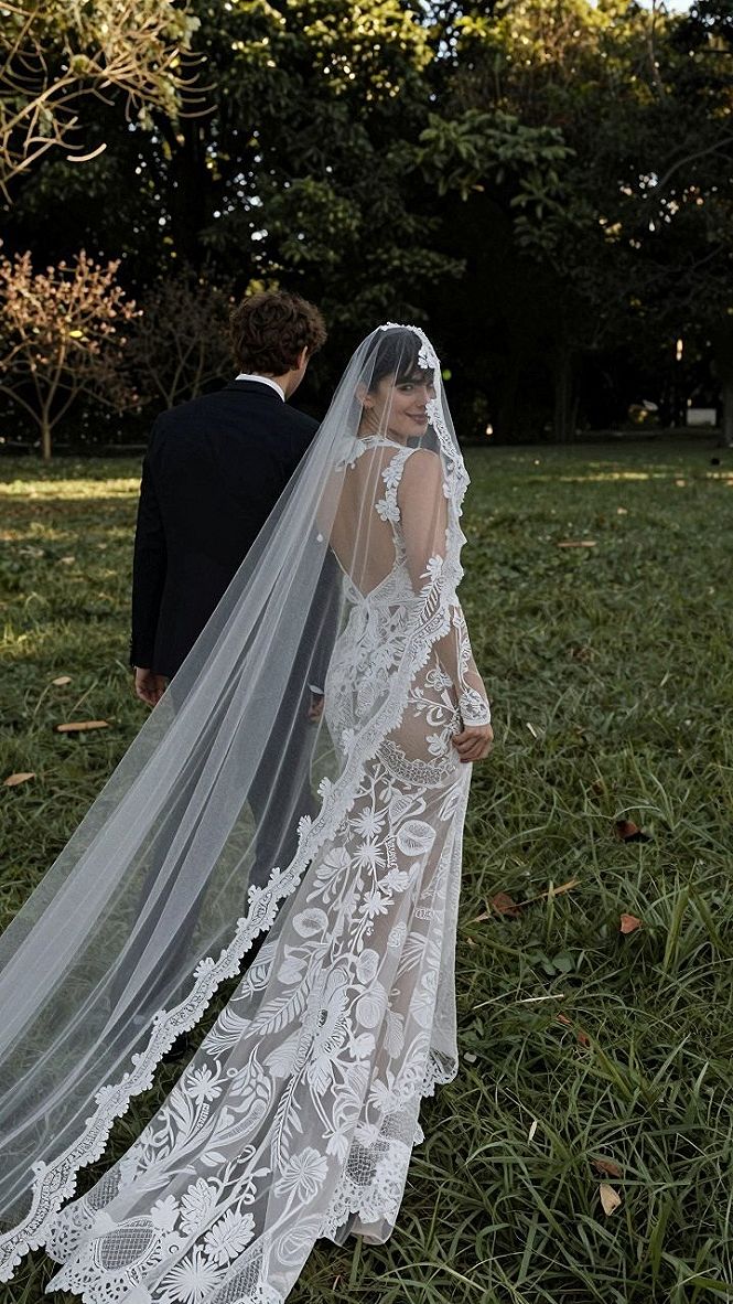 Caring for Your Illusion Back Long Sleeve Lace Wedding Dress