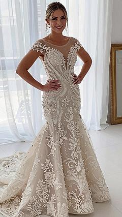 Caring for an Illusion Neckline on Your Spring Wedding Dress