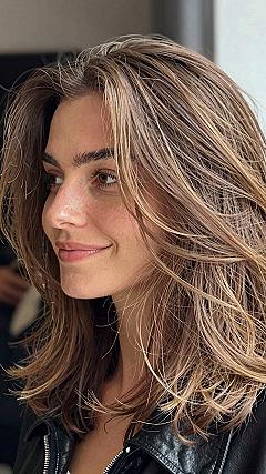 Maintaining Tousled Layered Haircuts for Medium Length