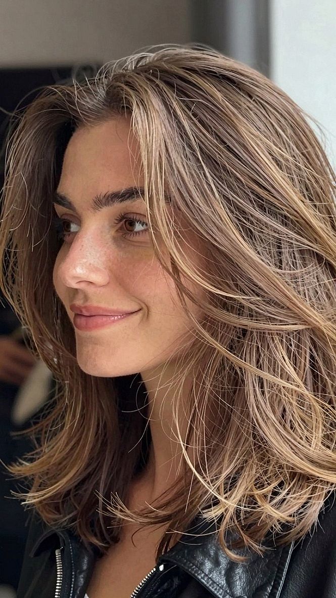 Maintaining Tousled Layered Haircuts for Medium Length
