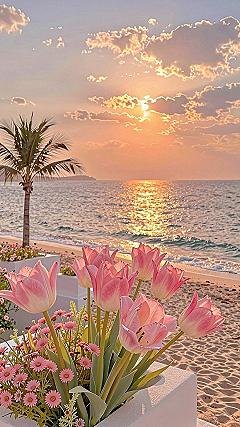 Adjusting Screen Brightness for Pink Tulip Wallpapers