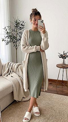Keeping Knit Cardigans and Sweater Dresses Looking Fresh
