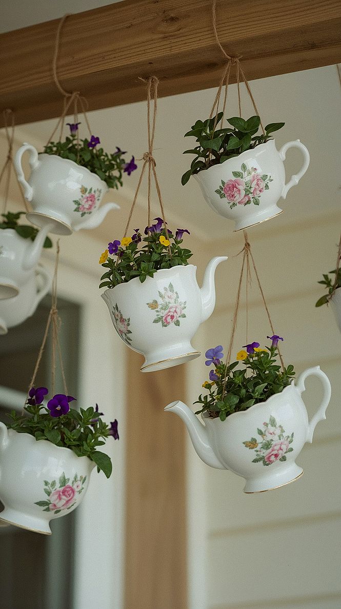 Whimsical Teacup Garden Ideas for a Rich Cottage Vibe