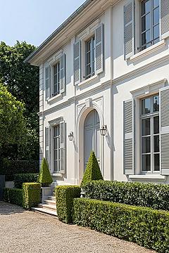 Timeless French Revival: Classic Facade Architecture Masterpiece