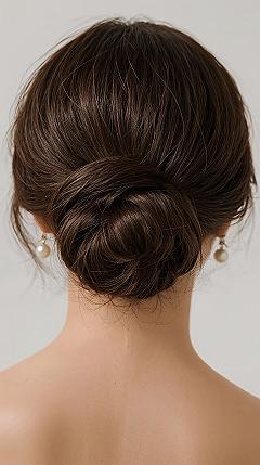 Classy French Chignon Hairstyle: The Ultimate Fancy Bun Wedding Style