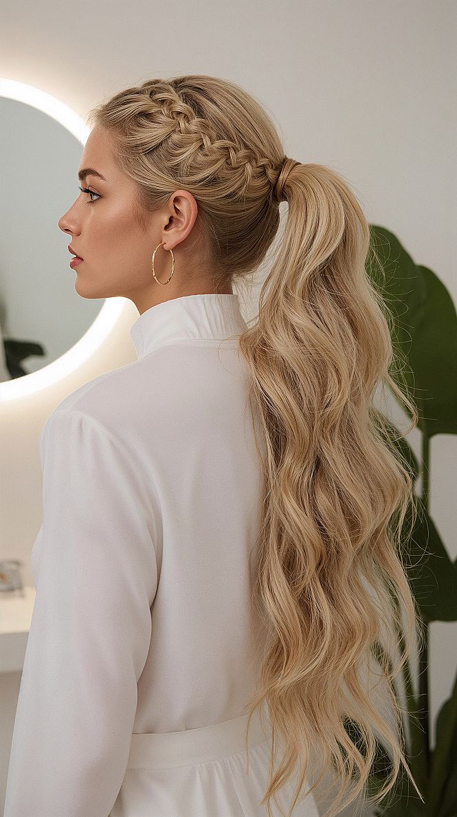 Braided Ponytail Hairstyles: Chic Bridal & Bridesmaid Looks