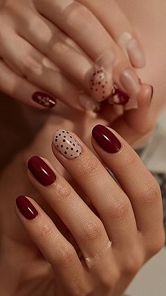Elegant Burgundy Nails: Sophisticated Winter Nail Art & Aesthetic Ideas