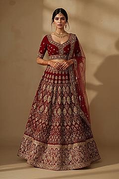 Red & Gold Bridal Lehenga: Iconic Inspiration for Your Resepstion Look
