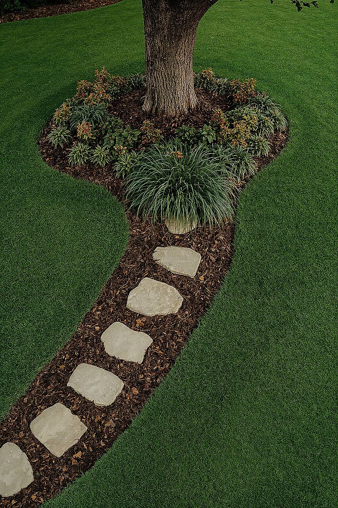 Inspiring Walk-Through Garden Design Around Your Mature Tree