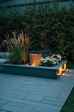 Magical Nights: Outdoor Garden Lighting for Modern Courtyards