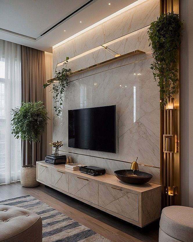 Adding LED Strip Lighting to Living Room Walls