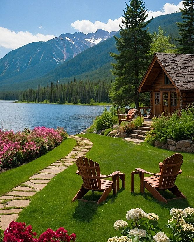 Creating a Calm Lakeside Mountain Retreat at Home