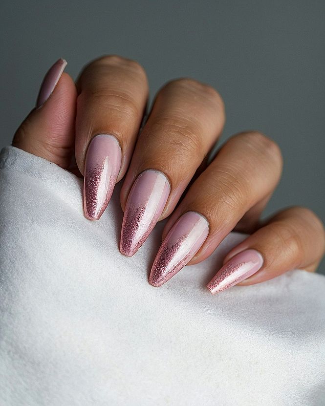 Adding Shimmer Tips to Your Fall Manicure