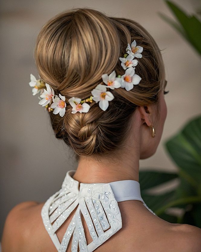 Curly Updo Hairstyle Ideas for Prom Night