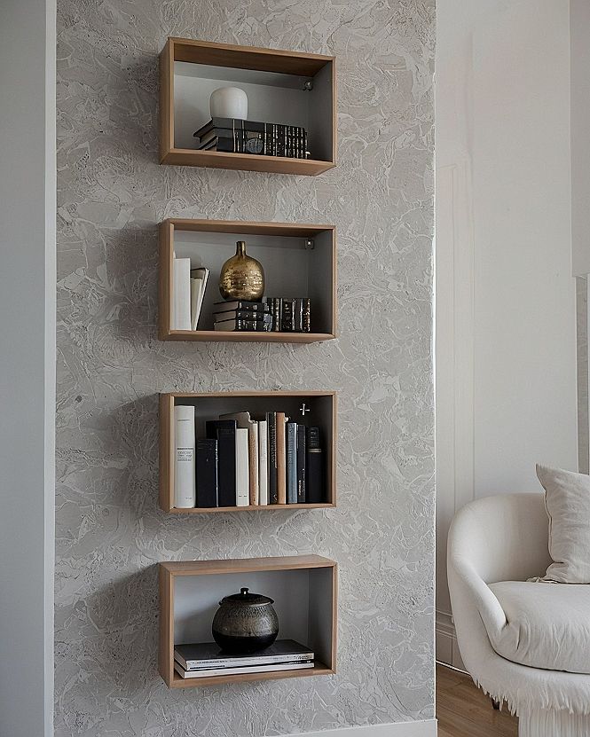 Adding Stacked Box Shelves for Extra College Storage