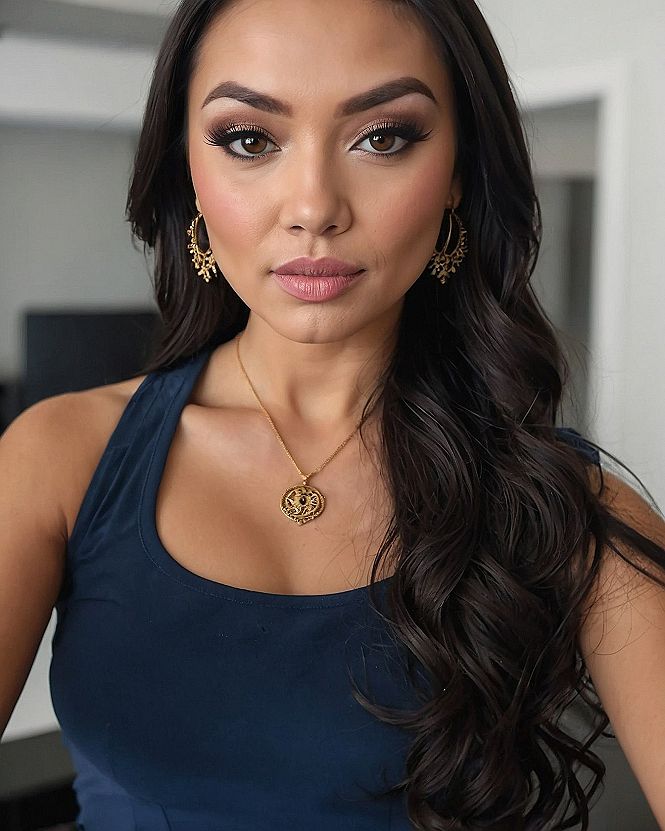 Styling Loose Waves With Side Swept Curls