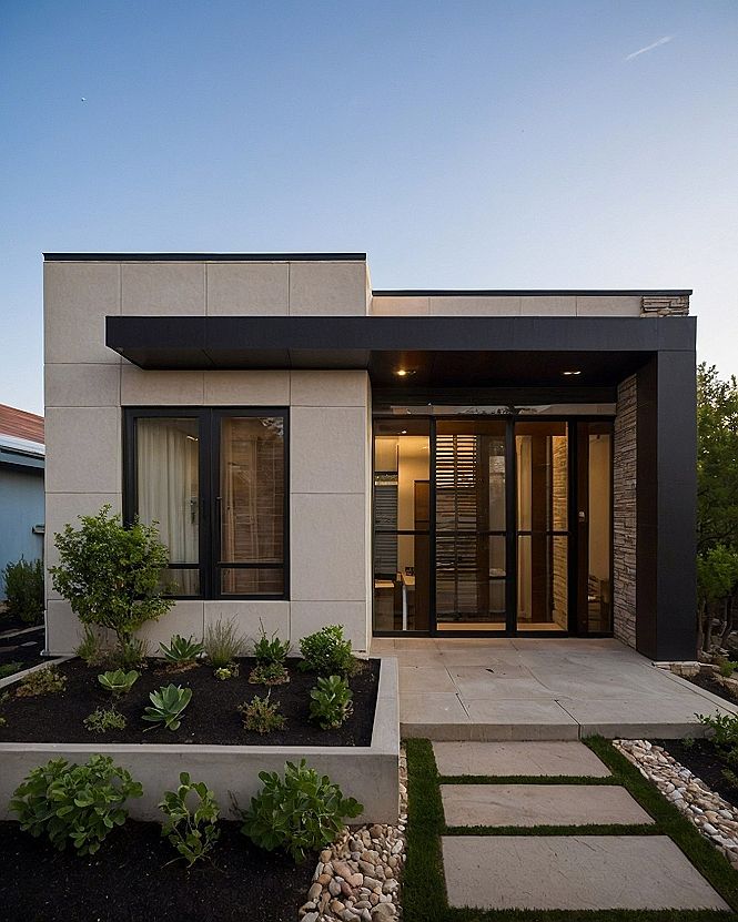 Adding Drought Tolerant Landscaping and Modern Planters