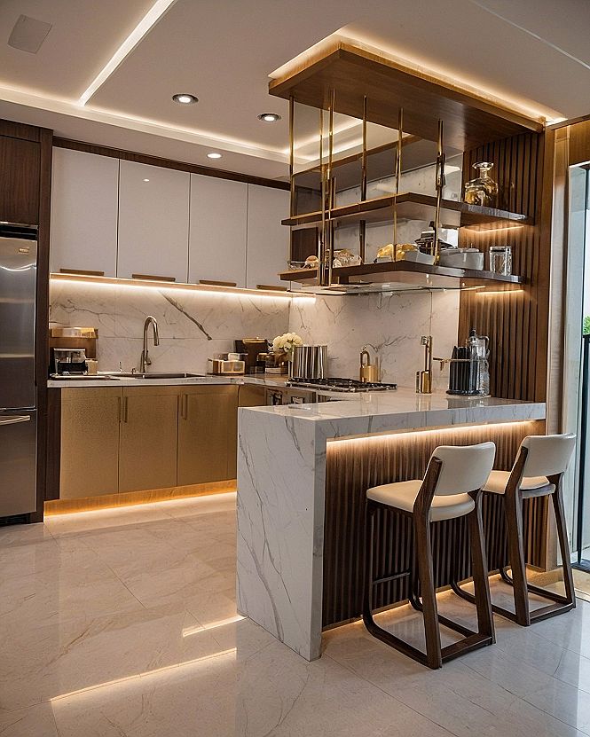 Adding Warmth With Under Cabinet LED Lighting