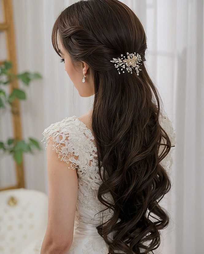 Adding Sparkle With A Crystal Hair Clip