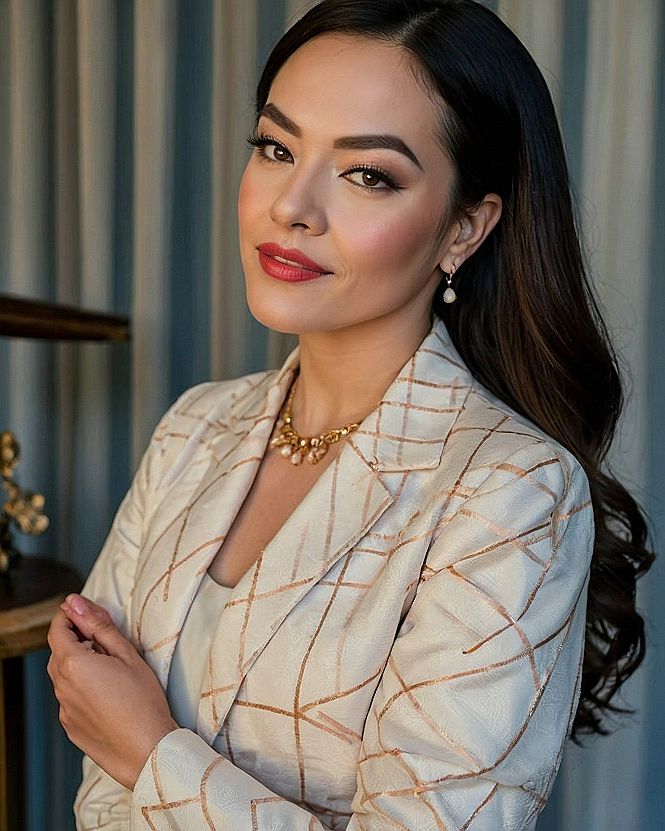 Adding Loose Waves to Dark Wedding Tresses