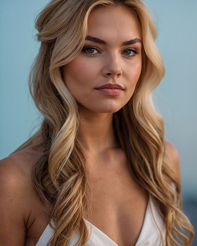 Adding Soft Face Framing Tendrils to Long Half Up Curls