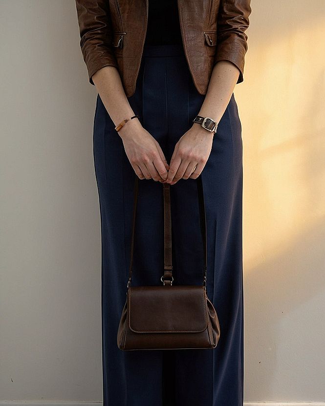 Pairing Fitted Sweaters With Tailored Trousers