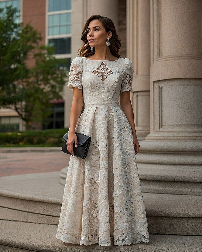 Styling Lace Overlay Vintage Frocks for Spring