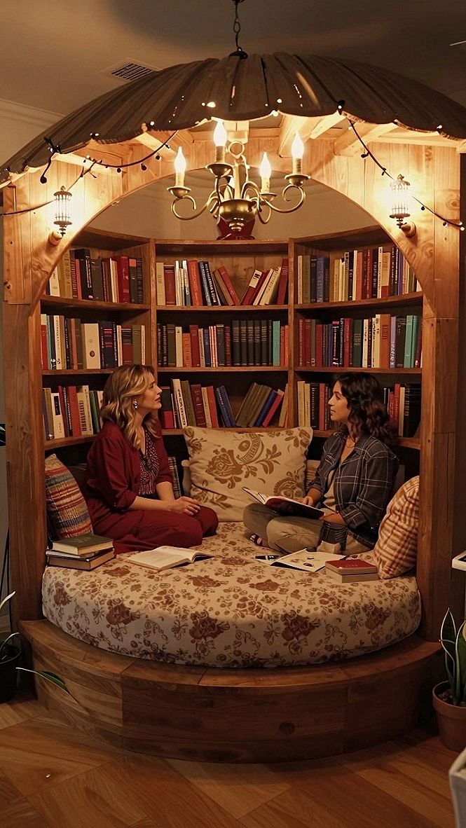 Creating a Cozy Reading Nook with Warm Autumn Lighting