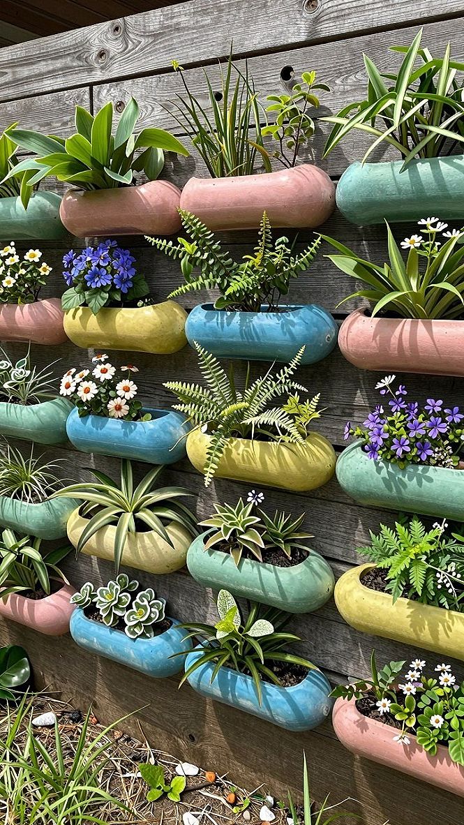 Creating a Vertical Wall Planter Display