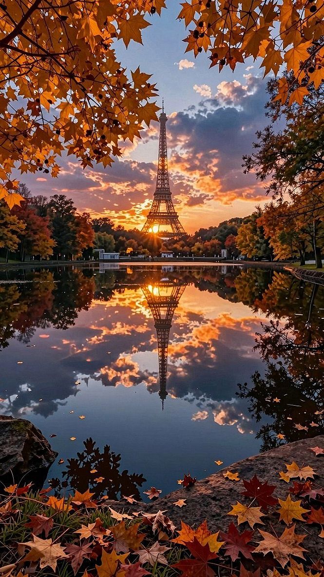 Capture Autumn Romance With a Paris City Wallpaper