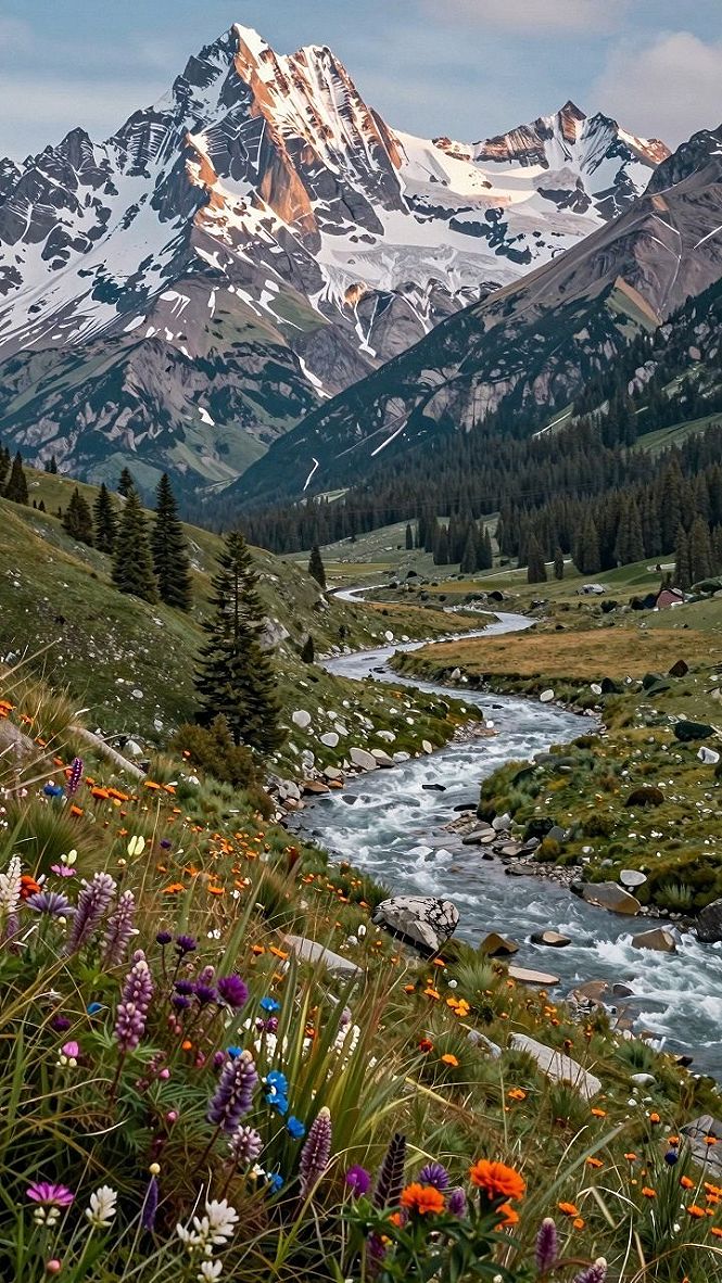 Exploring High Altitude Mountain Meadows and Streams