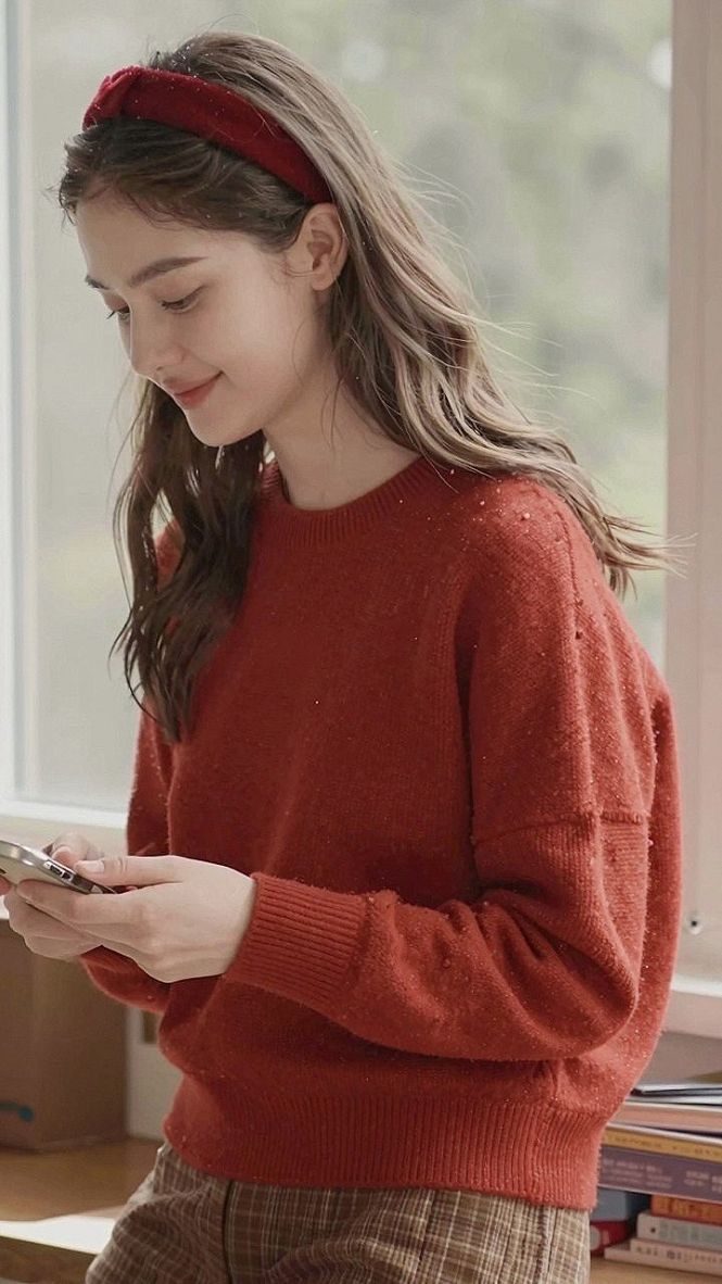 Adding a Velvet Headband to Complete Your Autumn Outfit